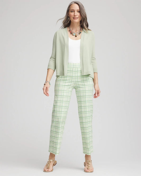 Brigitte™ Wide Leg Plaid Cropped Pants - US 9785