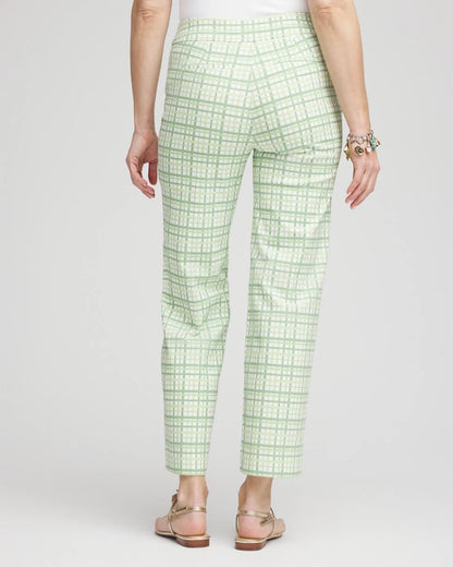 Brigitte™ Wide Leg Plaid Cropped Pants - US 4523
