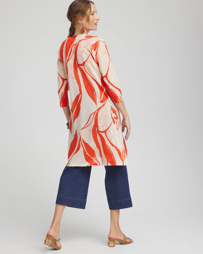 Embroidered Leaves Cardigan - US 0797
