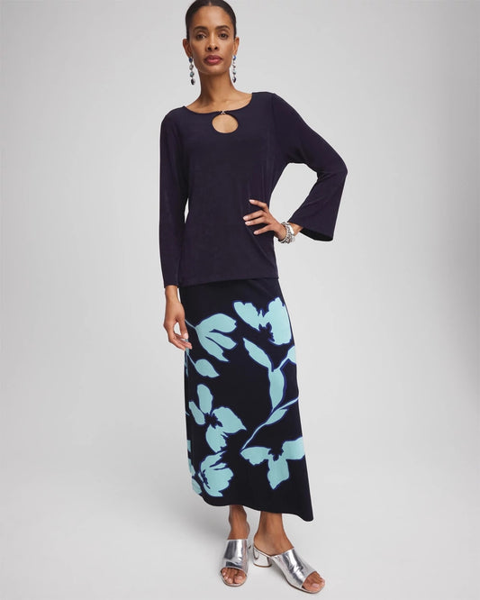 Travelers™ Midi A-line Skirt - US 8203