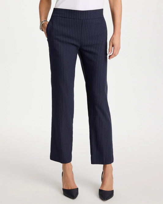 Brigitte™ Straight Pinstripe Cropped Pants - US 0795