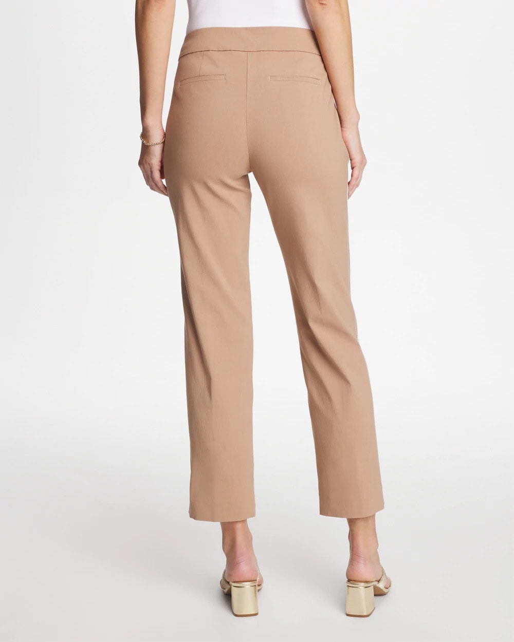 Brigitte™ Piped Straight Cropped Pants - US 6051