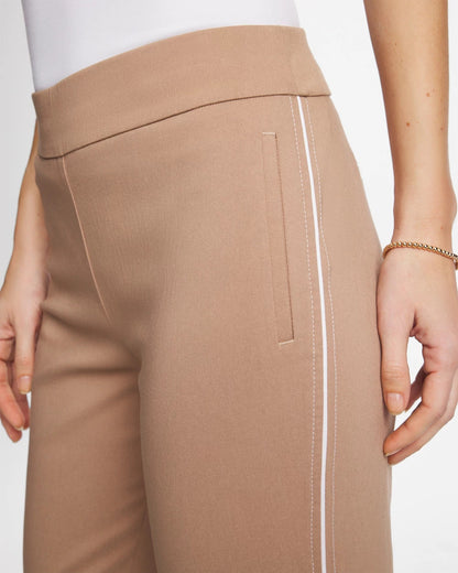 Brigitte™ Piped Straight Cropped Pants - US 6051