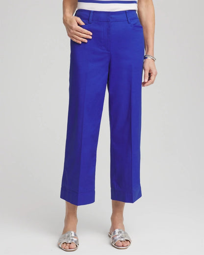 Lightweight Relaxed Straight Cropped Pants - US 0479