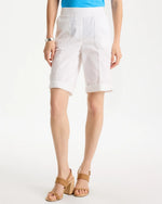Poplin Cotton Roll-Tab Shorts - US 2318