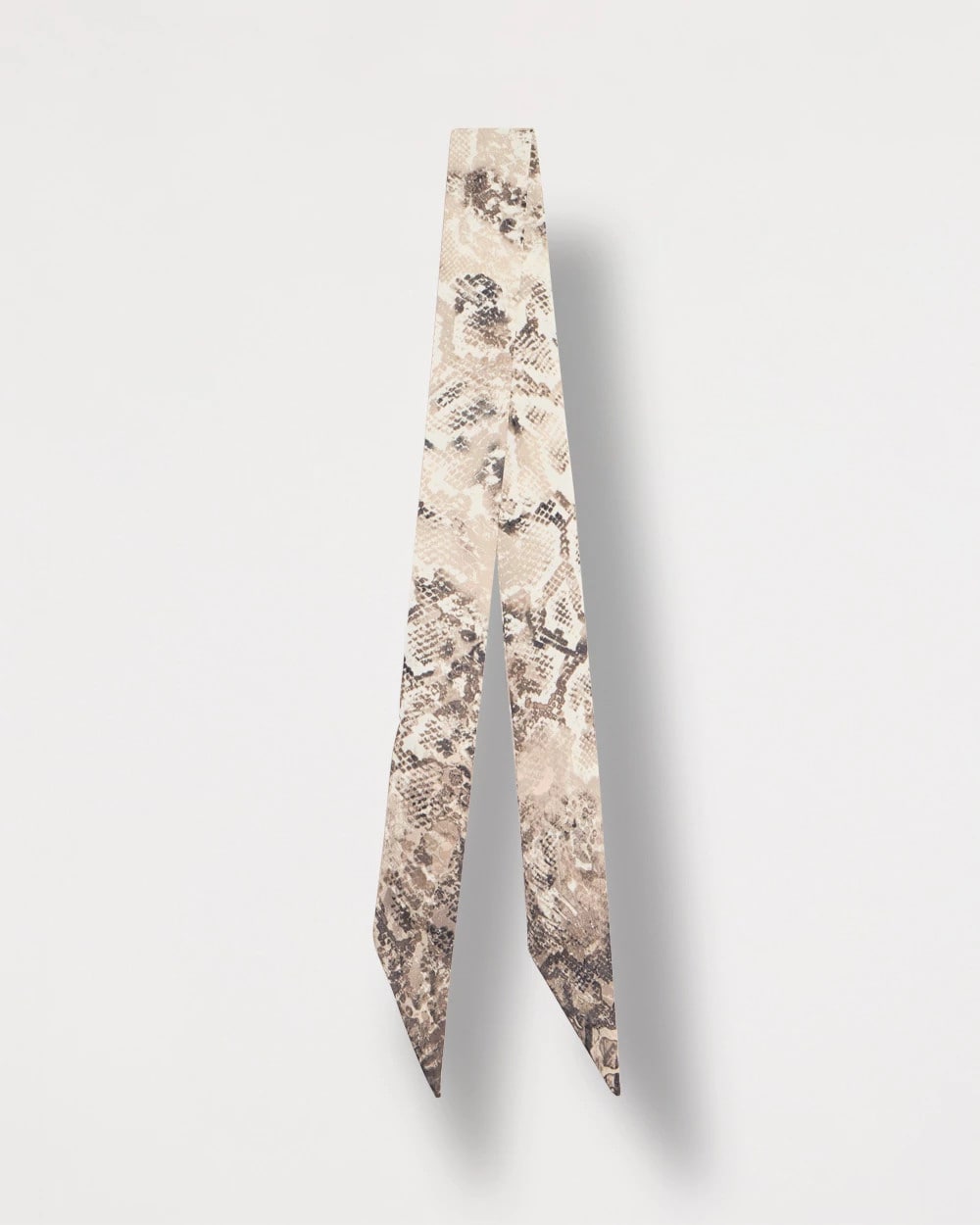 Python Printed Skinny Scarf - US 8192