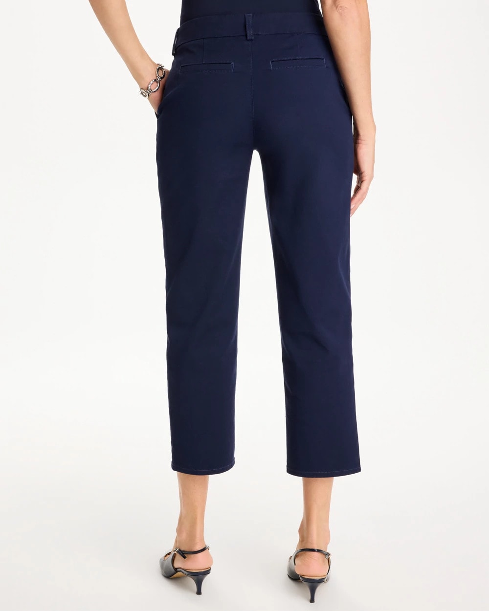 Relaxed Boyfriend Chino Crop Pants - US 8830