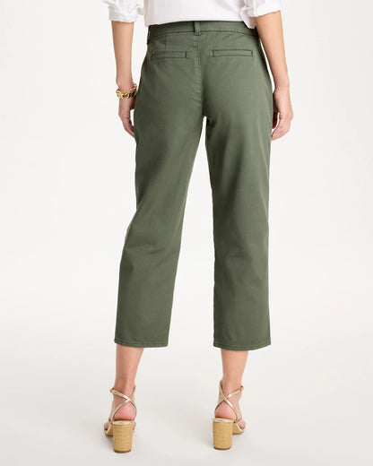 Relaxed Boyfriend Chino Crop Pants - US 6905
