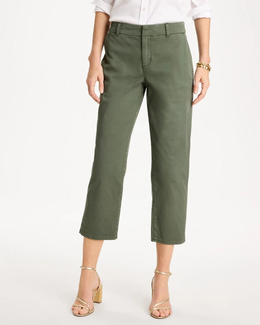 Relaxed Boyfriend Chino Crop Pants - US 6905