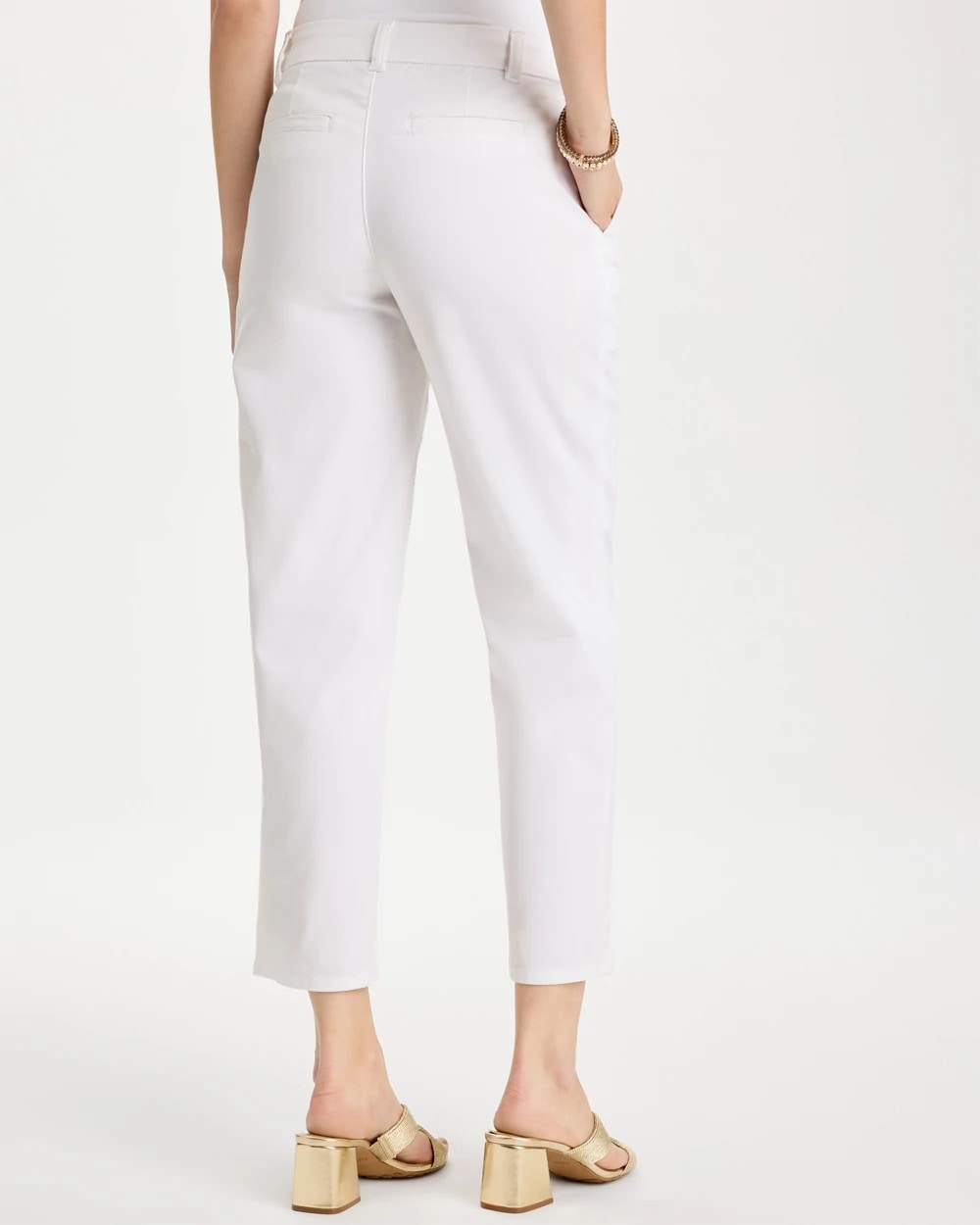 Relaxed Boyfriend Chino Crop Pants - US 7726