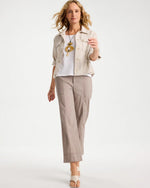 Relaxed Linen Crop Pant - US 7112