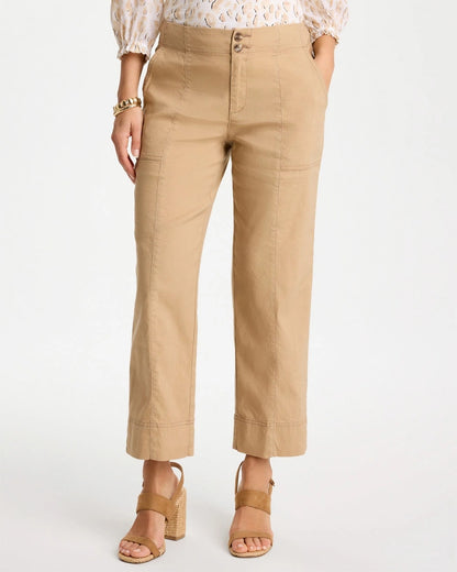 Relaxed Linen Crop Pant - US 2878