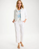 Relaxed Linen Crop Pant - US 0344