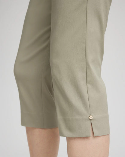 Brigitte™ Slim Rivet Pull-On Capri Pant - US 5516