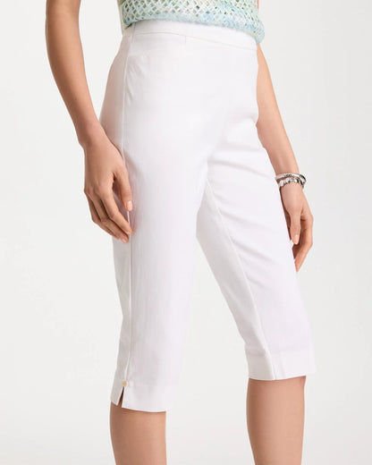 Brigitte™ Slim Rivet Pull-On Capri Pant - US 9822
