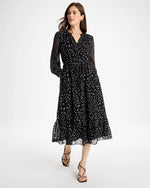 Clip Dot Maxi Dress - US 2296