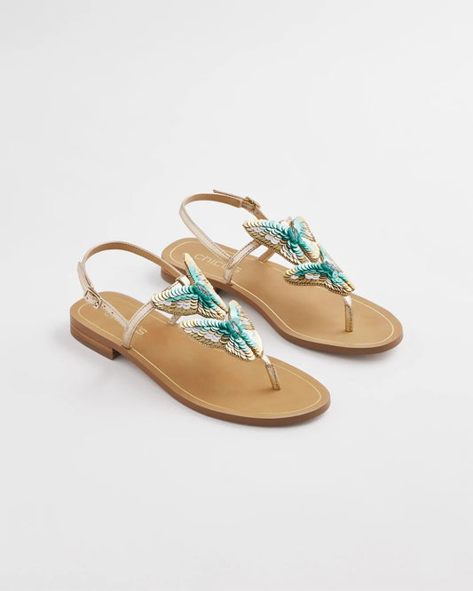 Butterfly T-Strap Sandal - US 8748
