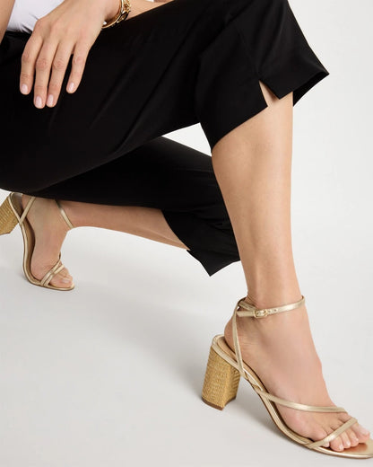 Emme Sateen Straight Capri Pants - US 6822