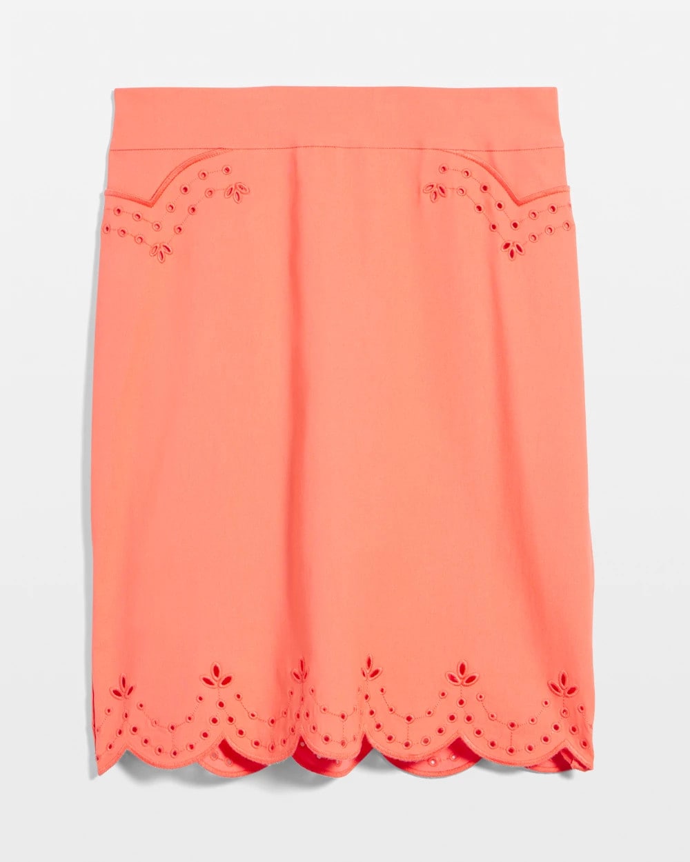 Brigitte™ Eyelet Scalloped Hem Skort - US 4931