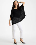 Contrast Scallop Brigitte™ Slim Crop Pant - US 6446