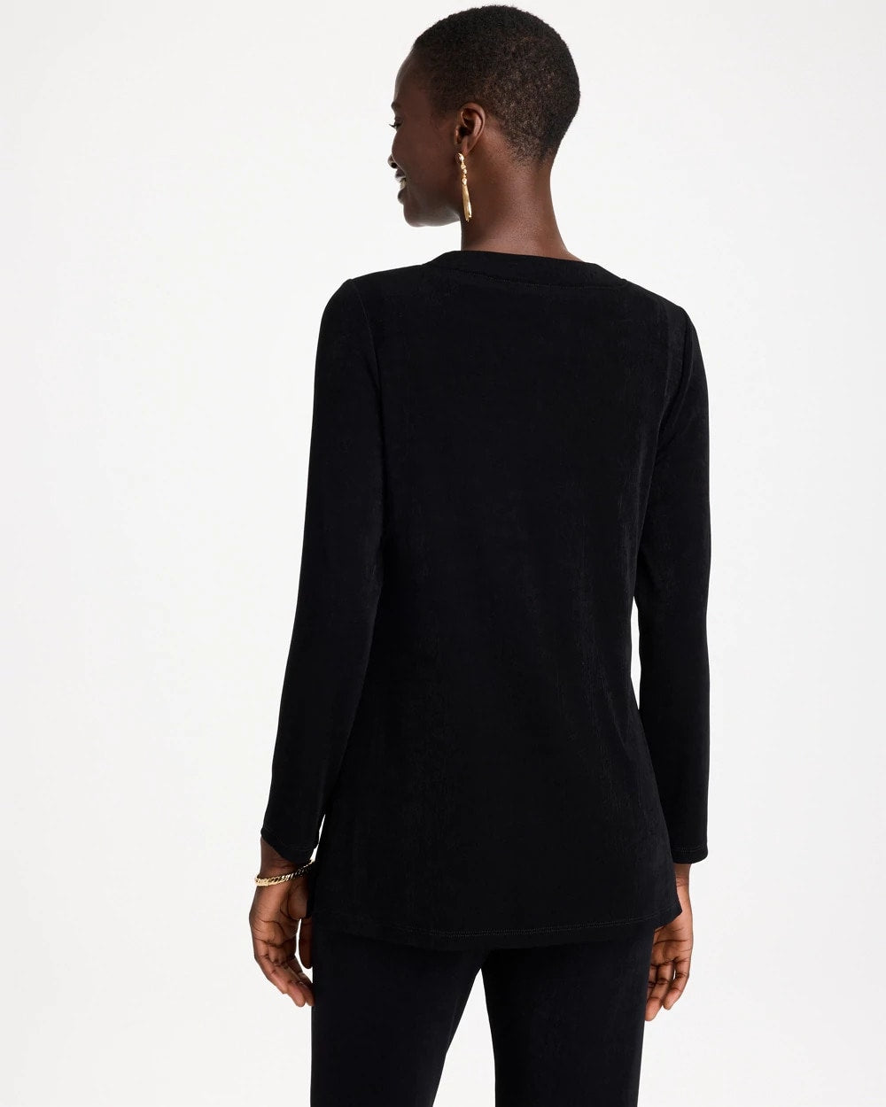 Travelers™ Collection Scoopneck Shirt Jacket - US 2674