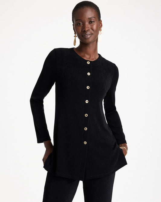 Travelers™ Collection Scoopneck Shirt Jacket - US 1462