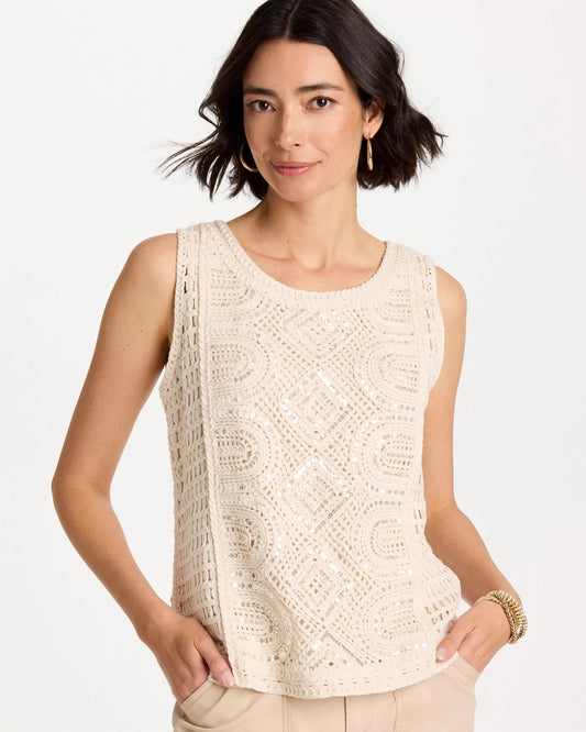 Crochet Sequin Tank - US 1994