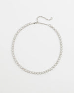 Silvertone Tennis Necklace - US 9498