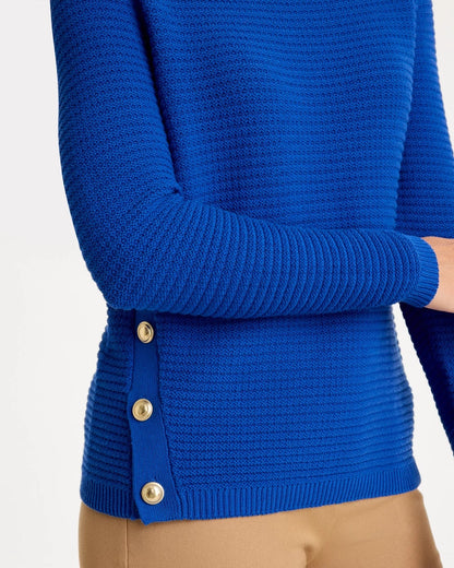 Button-Detail Pullover Sweater - US 6727