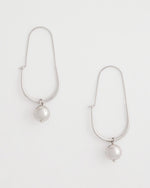 Silver Bead Threader Earrings - US 2661