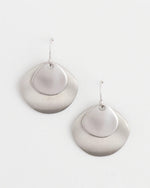 Silver Drop Earrings - US 9822