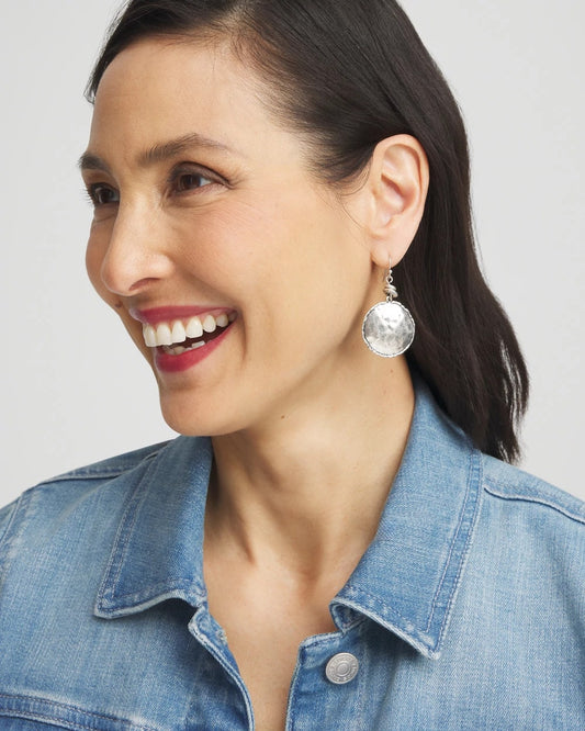 Tayla Drop Silver Earrings - US 2304