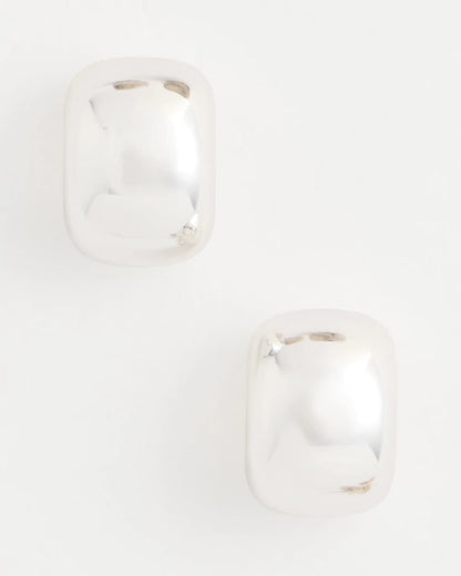 Silvertone Mini Hoop Earrings - US 8895