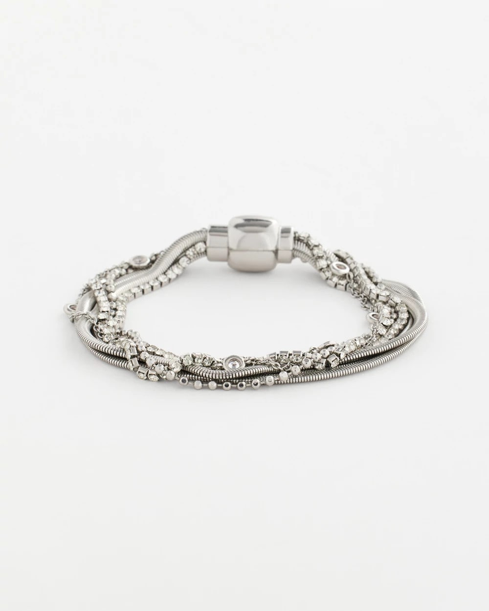 Silvertone Multistrand Bracelet - US 2446