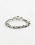 Silvertone Multistrand Bracelet - US 2446