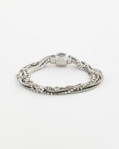 Silvertone Multistrand Bracelet - US 2446