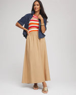 Smocked Pull-On Midi Skirt - US 1792