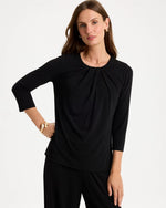 Travelers™ Knit Twist Front Top - US 3627