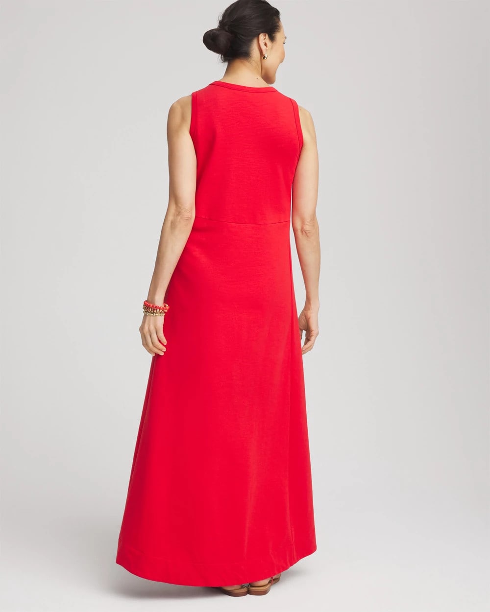 Petite Sleeveless Midi Tank Dress - US 4529