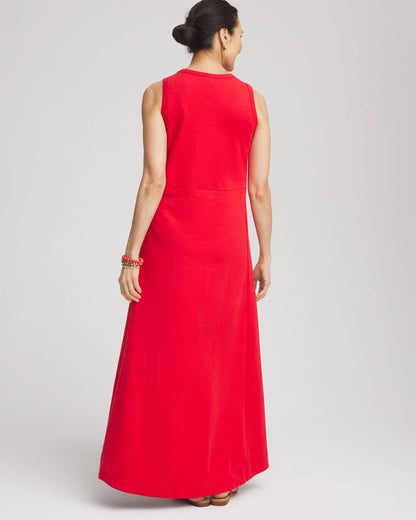 Petite Sleeveless Midi Tank Dress - US 4529