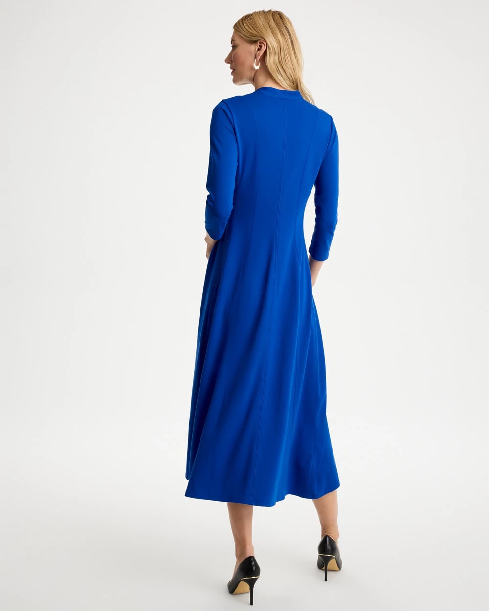 Ponte Seamed Midi Dress - US 5688