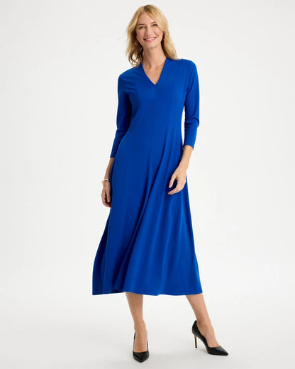 Ponte Seamed Midi Dress - US 5688