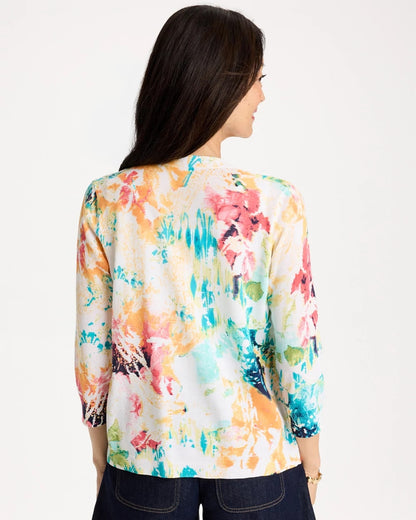 Printed Summer Romance Cardigan - US 5180