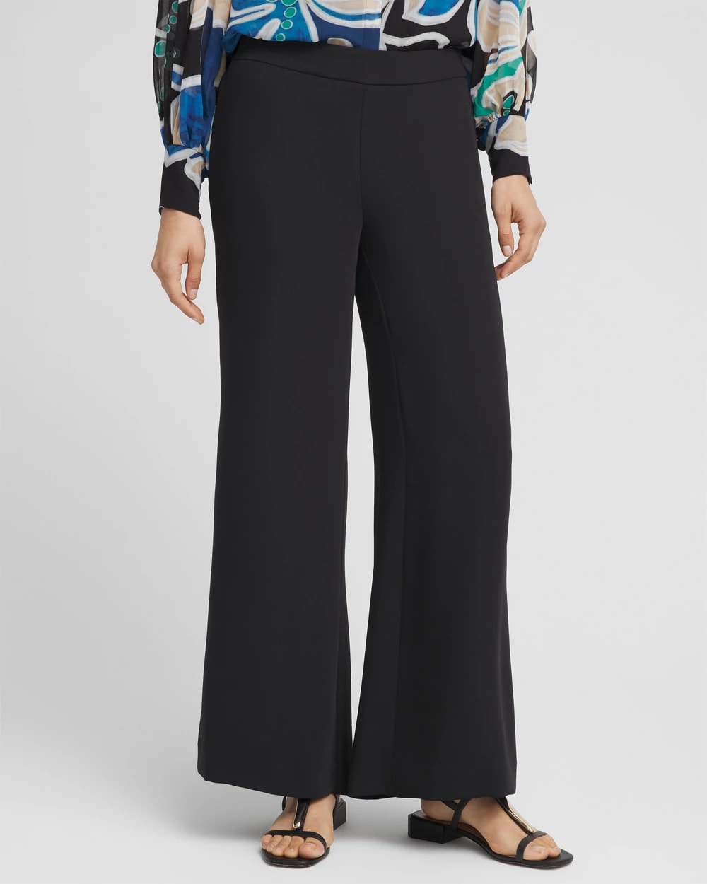 Pull-on Wide Leg Pants - US 7687