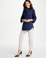 Pinstriped Brigitte™ Slim Ankle Pants - US 5158