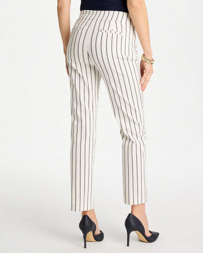 Pinstriped Brigitte™ Slim Ankle Pants - US 5158