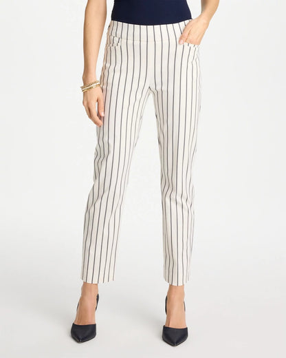 Pinstriped Brigitte™ Slim Ankle Pants - US 5158