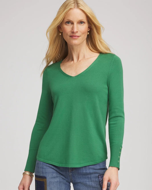 Ella V-Neck Pullover Sweater - US 4094
