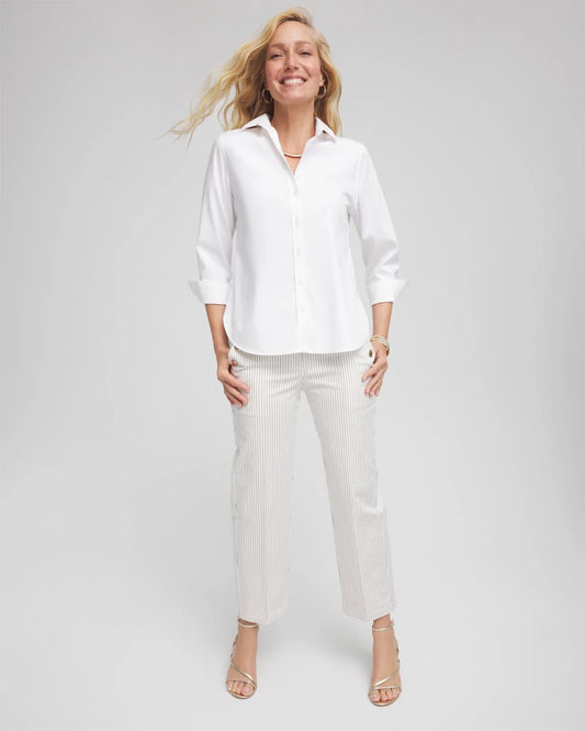 Emme Striped Sailor Straight Crops - US 3325