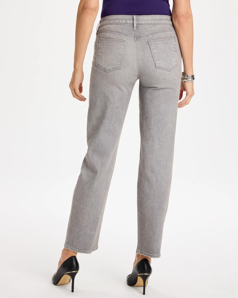 Girlfriend Straight Ankle Jeans - US 0436